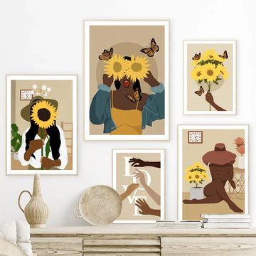 Galeria Plakatów z Kanwą Sunflower Embrace
