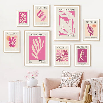 Plakaty na płótnie Matisse Purple Cut Outs
