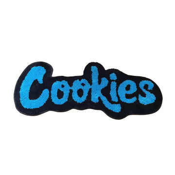 Granatowa dywanikowa wykładzina z wypustkami Blue Cookies