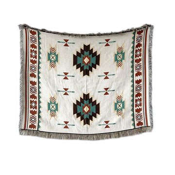 Boho Styl Ręcznie Tkany Koc