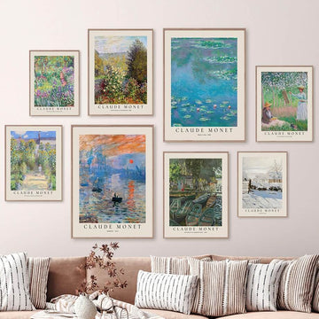 Plakaty z pejzażami impresjonistycznego malarstwa Monet