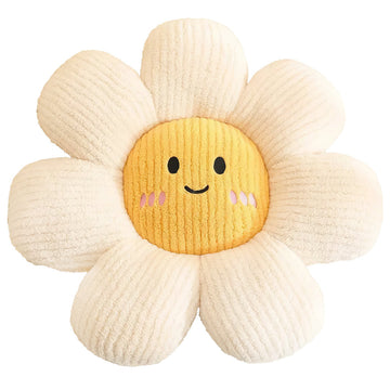 Kawaii Poduszka dekoracyjna z motywem kwiatu Daisy