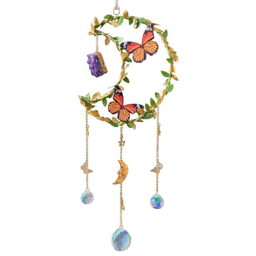 Wydra Motyl Księżyc Suncatcher
