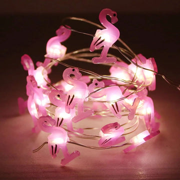 Świecące lampki na sznurze Flamingo Czarodziejka