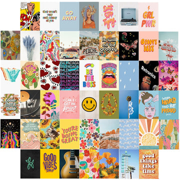 Kartki na ścianę Good Vibes Collage