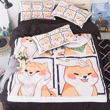 Zestaw pościeli Kawaii Shiba