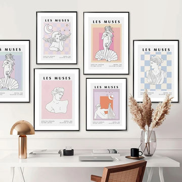 Postery na płótnie Les Muses Art