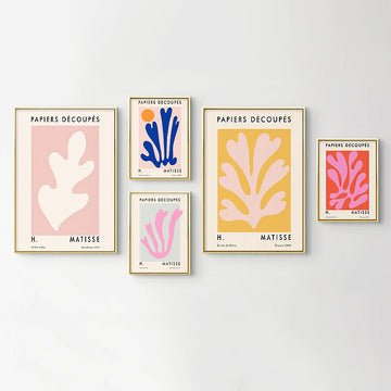 Plakaty na płótnie z wycinankami Matisse