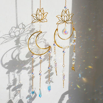 Suncatcher Księżyc z Lotosu