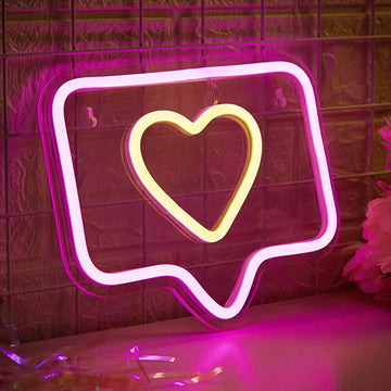 Przycisk Lubię to LED Neon Sign