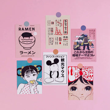 Pakiet kart z plakatami Ramen