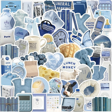 Zestaw Nakletek Bluecore Aesthetic