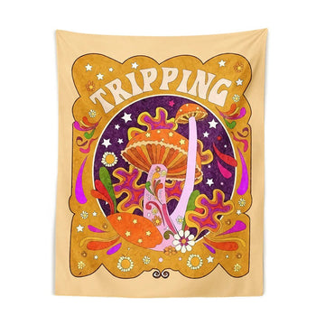 Vintage'owa tapiseria Tripping 70s