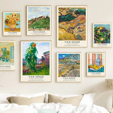 Plakaty na płótnie z galerią sztuki Van Gogh