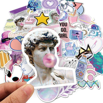 Zestaw nakletek Vaporwave David