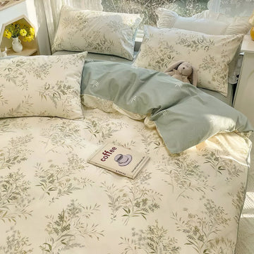 Zestaw Pościeli z Vintage Pale Floral Print