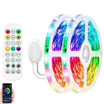 Multikolorowe światła LED