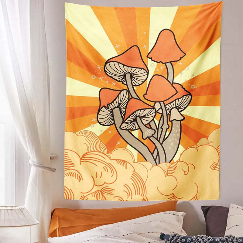 Gobelin z grzybami chmurowymi