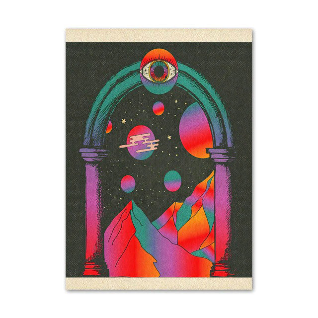 Plakaty na powierzchni Canvas Vaporwave 3D
