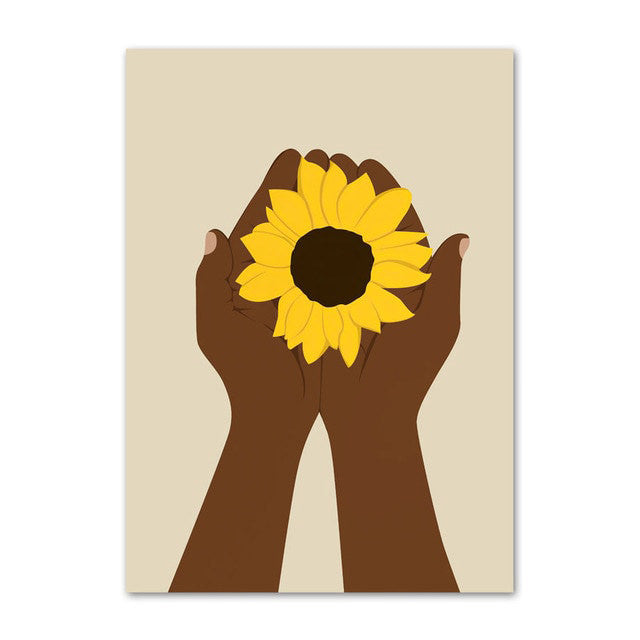 Galeria Plakatów z Kanwą Sunflower Embrace