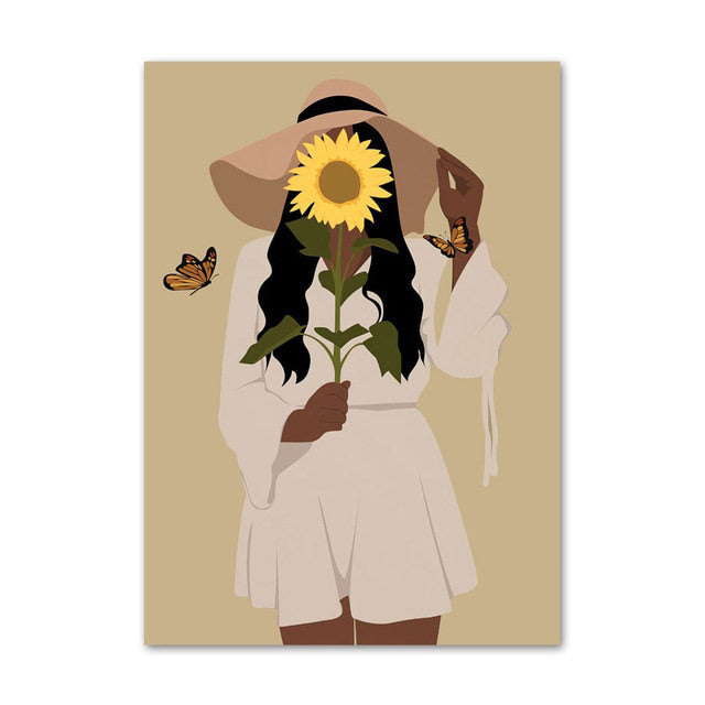 Galeria Plakatów z Kanwą Sunflower Embrace