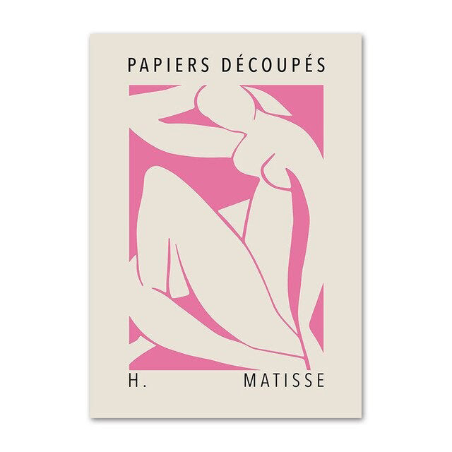 Plakaty na płótnie Matisse Purple Cut Outs