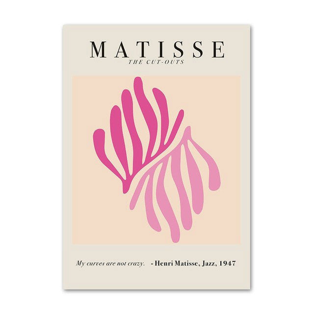 Plakaty na płótnie Matisse Purple Cut Outs