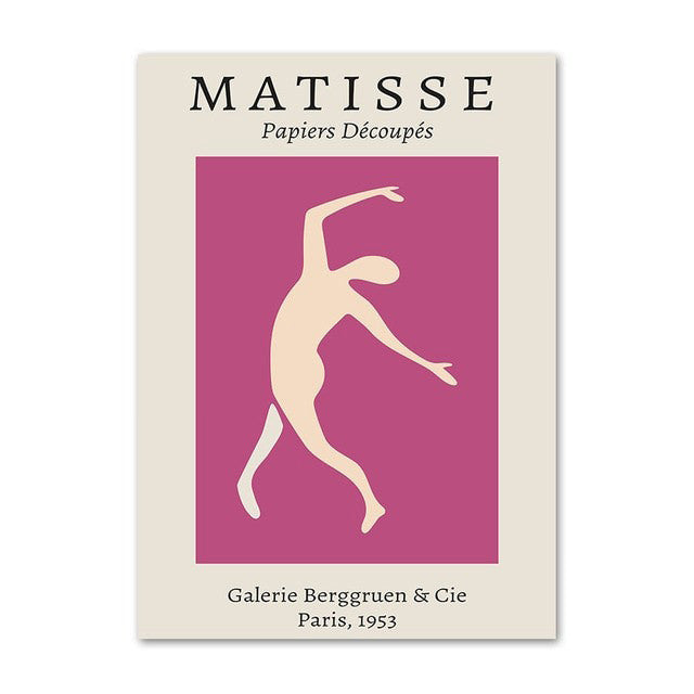 Plakaty na płótnie Matisse Purple Cut Outs