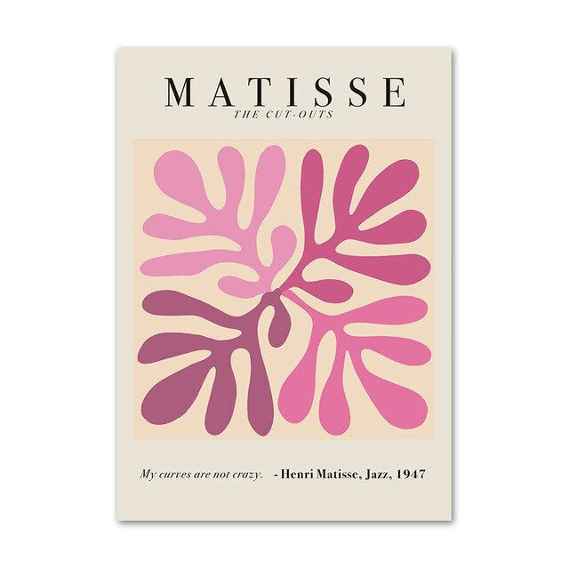 Plakaty na płótnie Matisse Purple Cut Outs