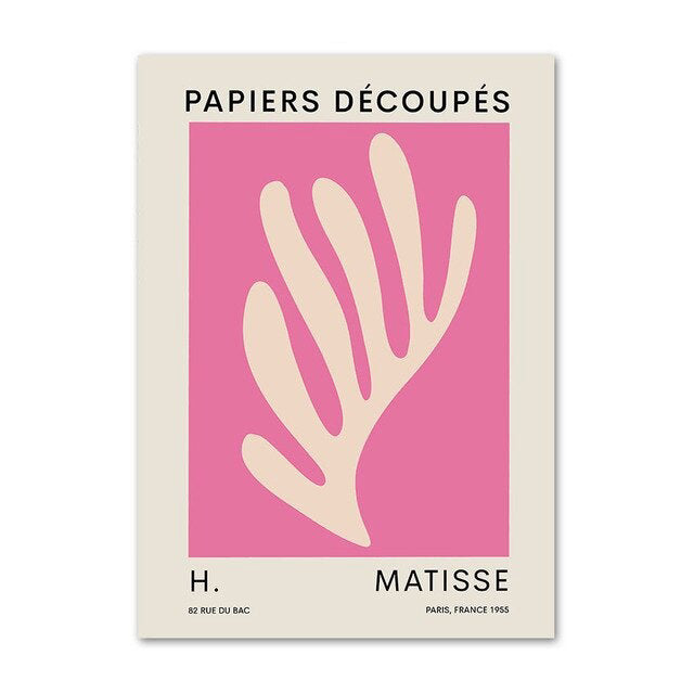 Plakaty na płótnie Matisse Purple Cut Outs