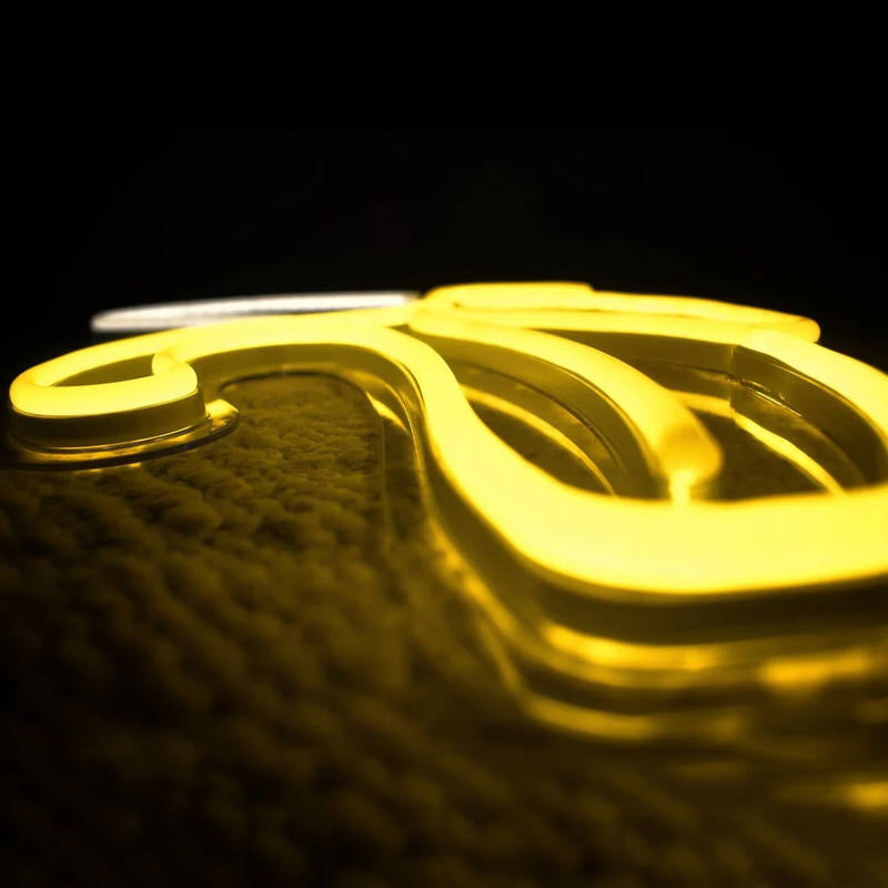 Neonowy znak ścienny z bananem