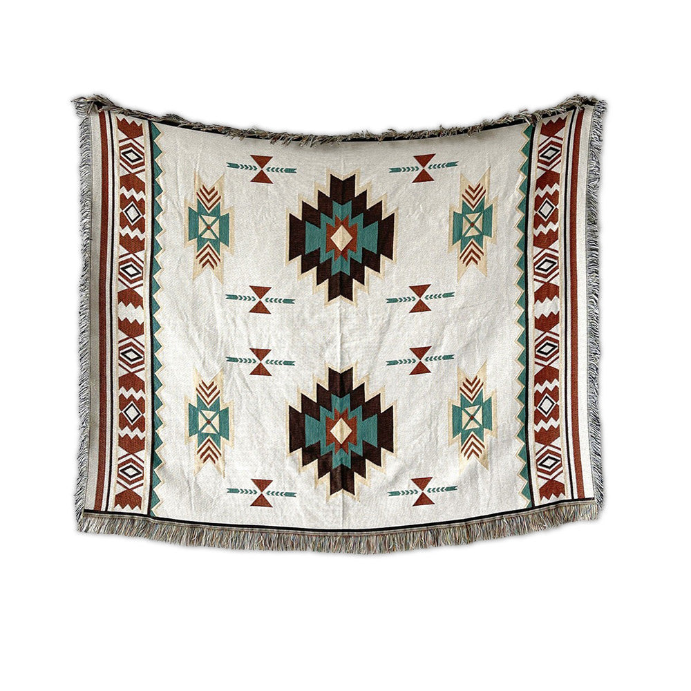 Boho Styl Ręcznie Tkany Koc