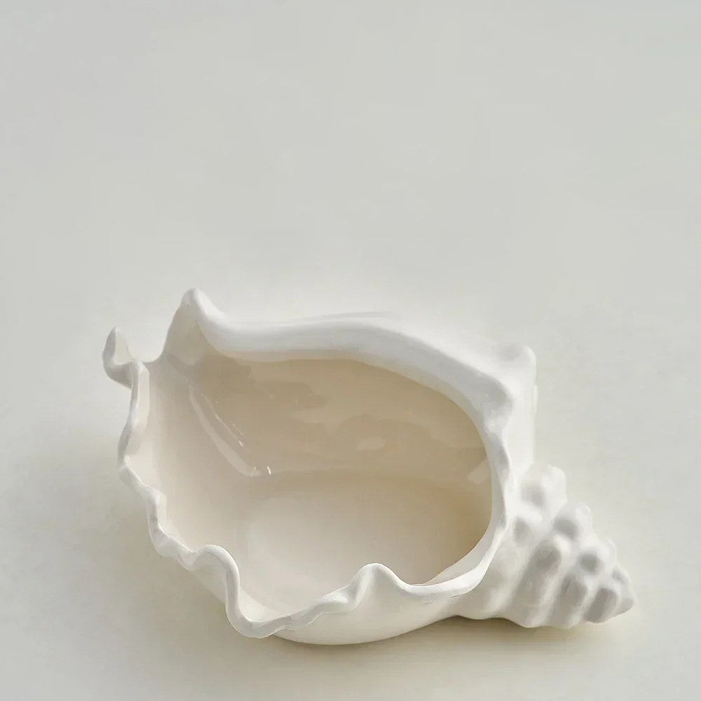 Ceramiczna tacka na biżuterię Coquette Seashell