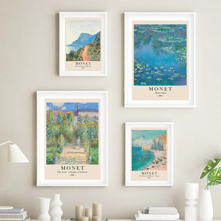 Postery z pejzażami Monet na płótnie