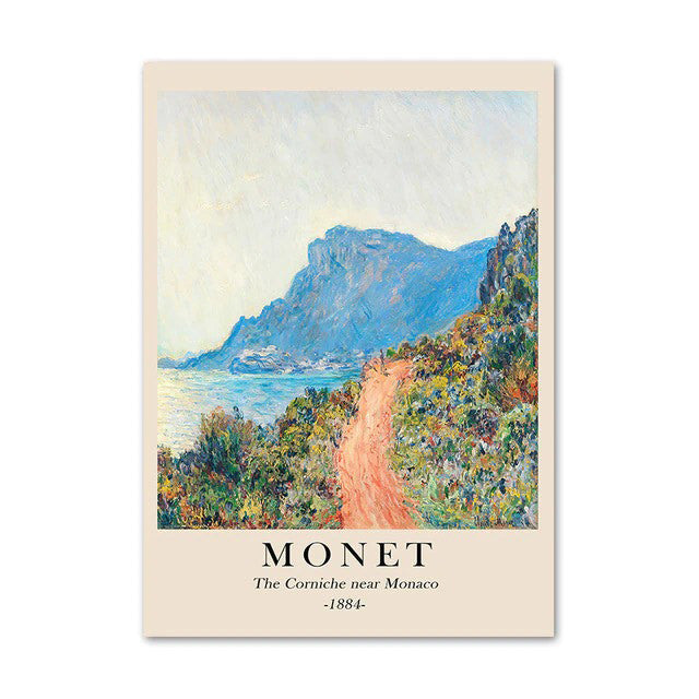 Postery z pejzażami Monet na płótnie