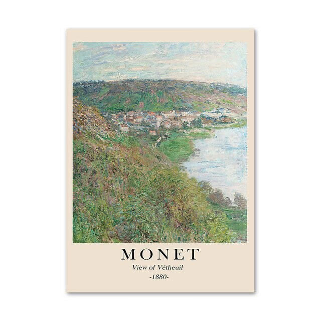 Postery z pejzażami Monet na płótnie
