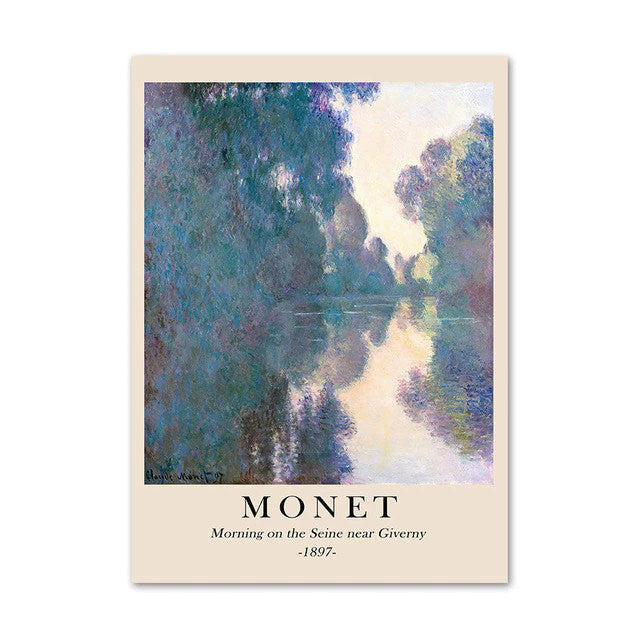 Postery z pejzażami Monet na płótnie