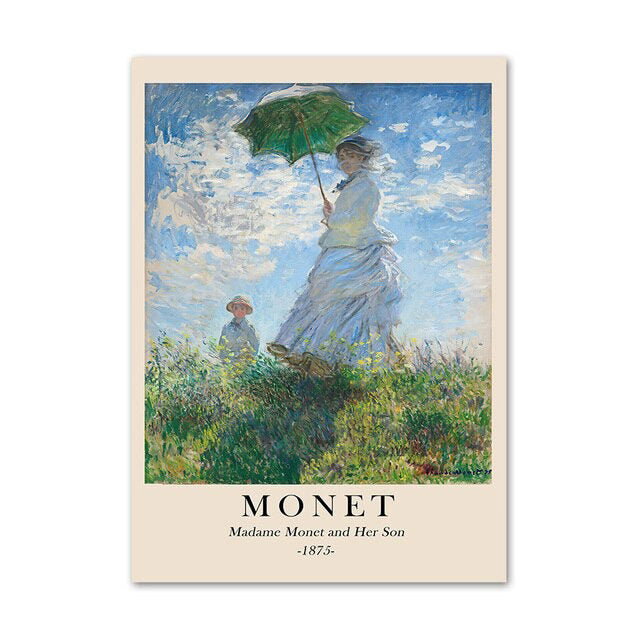 Postery z pejzażami Monet na płótnie