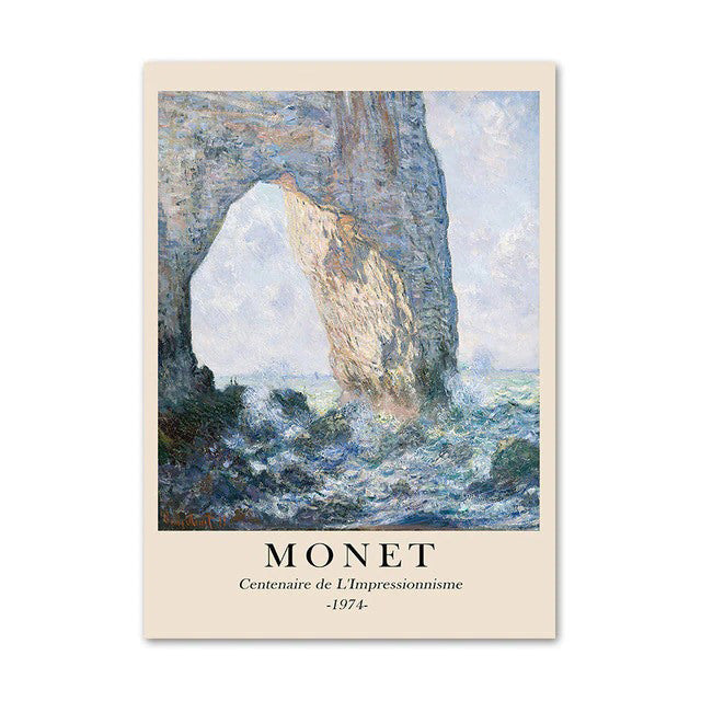 Postery z pejzażami Monet na płótnie