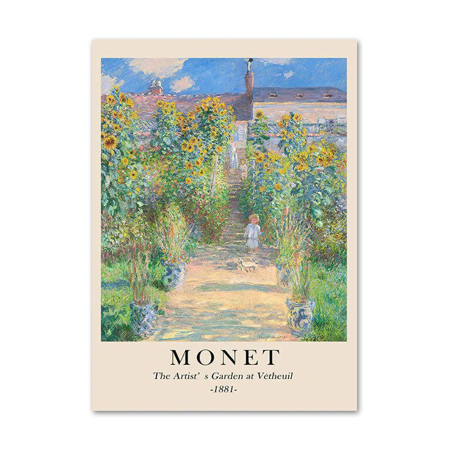 Postery z pejzażami Monet na płótnie