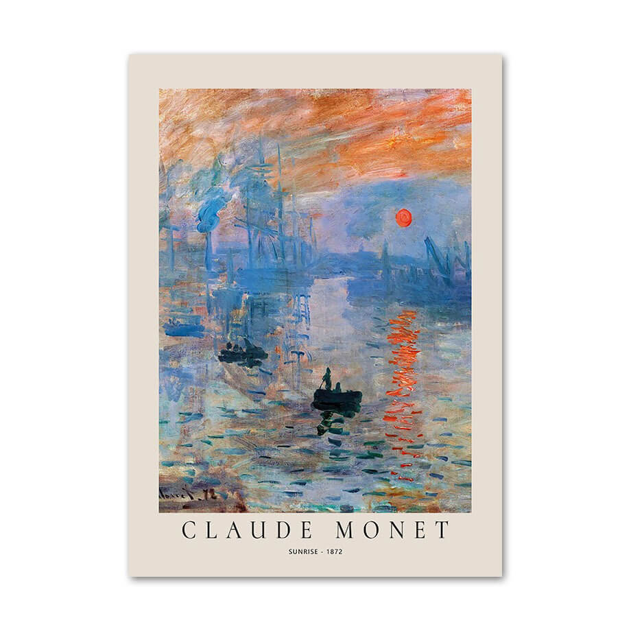 Plakaty z pejzażami impresjonistycznego malarstwa Monet