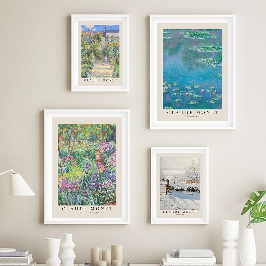 Plakaty z pejzażami impresjonistycznego malarstwa Monet