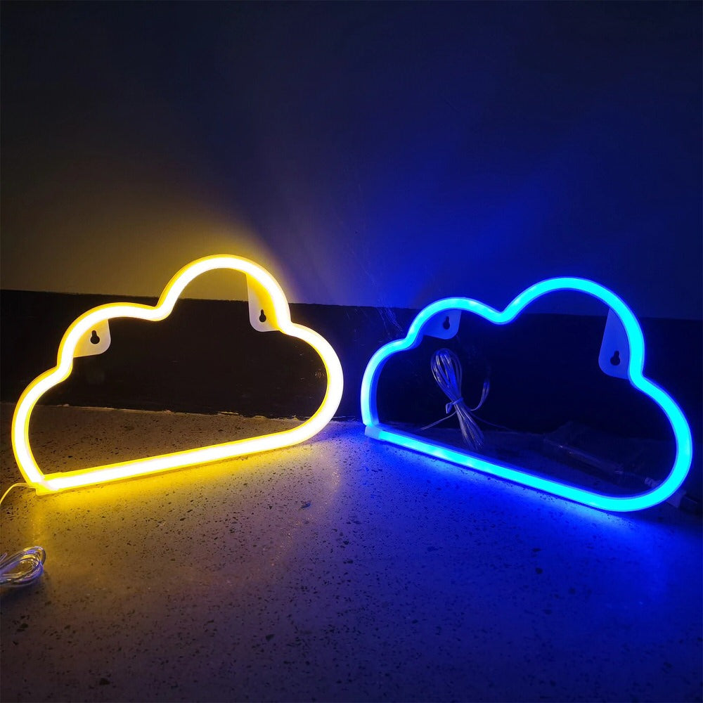 Napis neonowy Cloud