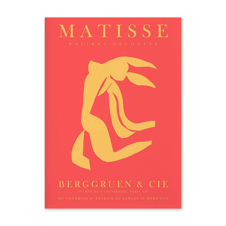 Kolorowe plakaty na płótnie do galerii Matisse
