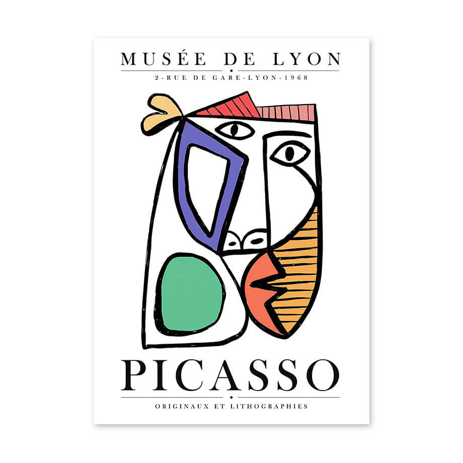 Kolorowe plakaty na płótnie do galerii Matisse