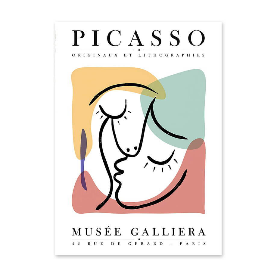 Kolorowe plakaty na płótnie do galerii Matisse