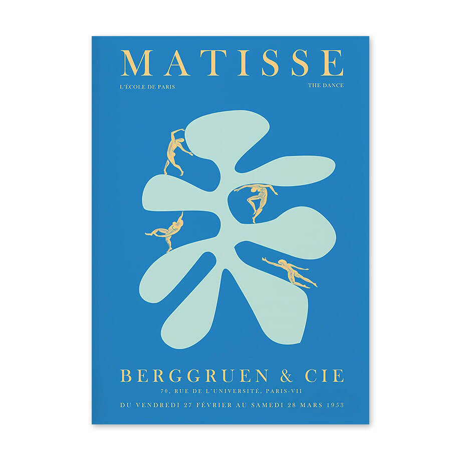 Kolorowe plakaty na płótnie do galerii Matisse