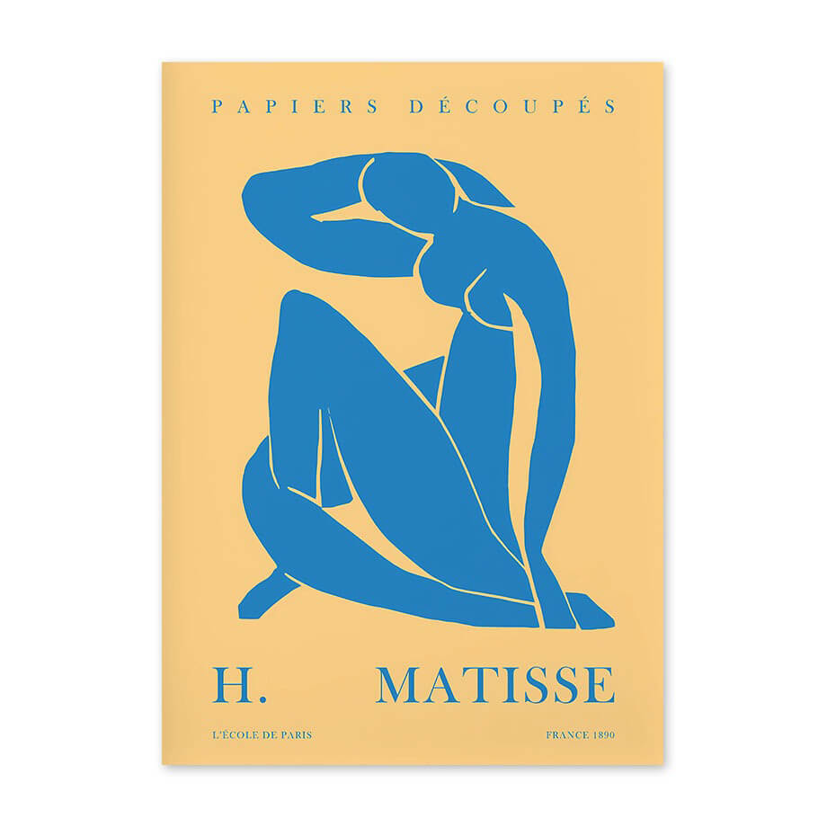 Kolorowe plakaty na płótnie do galerii Matisse