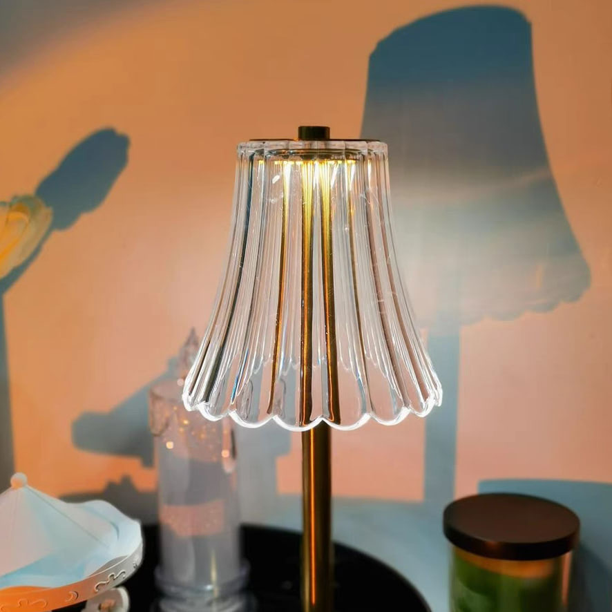 Mini Lampa Stołowa Coquette Brass