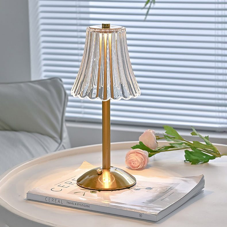 Mini Lampa Stołowa Coquette Brass